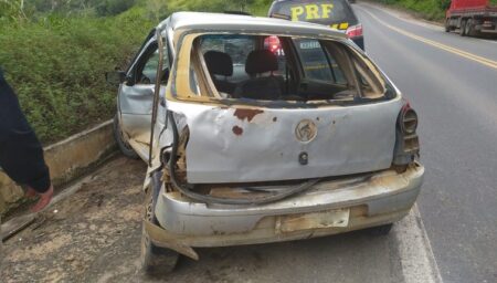 Polícia Rodoviária Federal recupera veículo com registro de furto em Itabela