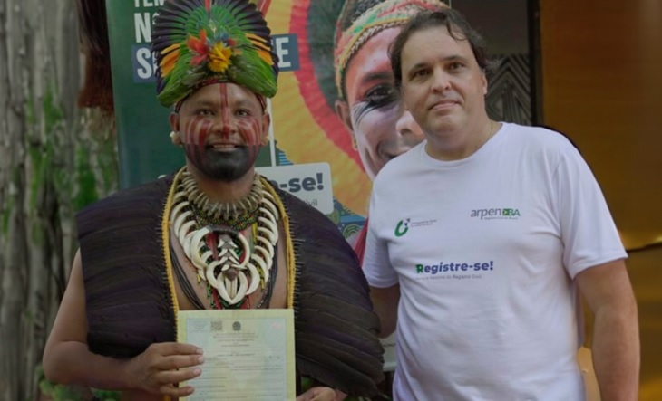 Porto Seguro: TJBA emite primeira certidão de nascimento em reserva indígena