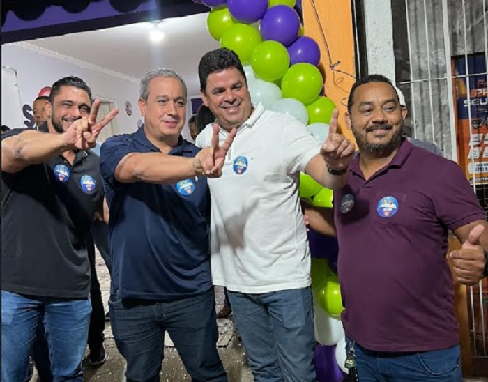 Léo Lopes ataca precariedade da saúde em Itamaraju durante inauguração do comitê