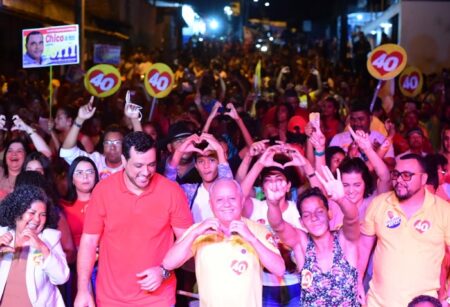 “Vamos vencer as eleições”, diz Luiz Mário ao lotar comício no bairro Cristo Redentor em Itamaraju