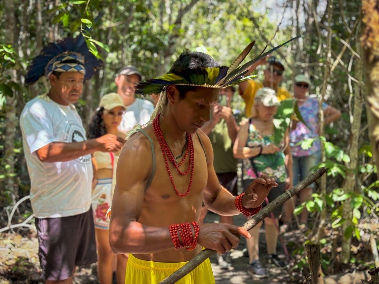 Turismo em aldeias indígenas do Extremo Sul da Bahia promove conexão com a natureza Turismo em aldeias indígenas do Extremo Sul da Bahia promove conexão com a natureza