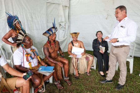 Seagri leva orientações e serviços a lideranças indígenas durante o Acampamento Terra Livre em Salvador