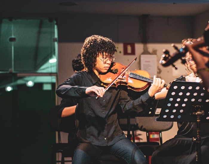 NEOJIBA promove recital gratuito de cordas em Teixeira de Freitas NEOJIBA promove recital gratuito de cordas em Teixeira de Freitas