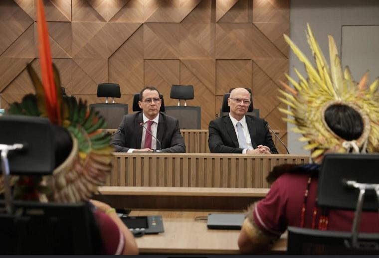 MPBA debate conflitos em áreas indígenas do Extremo Sul durante reunião com lideranças MPBA debate conflitos em áreas indígenas do Extremo Sul durante reunião com lideranças