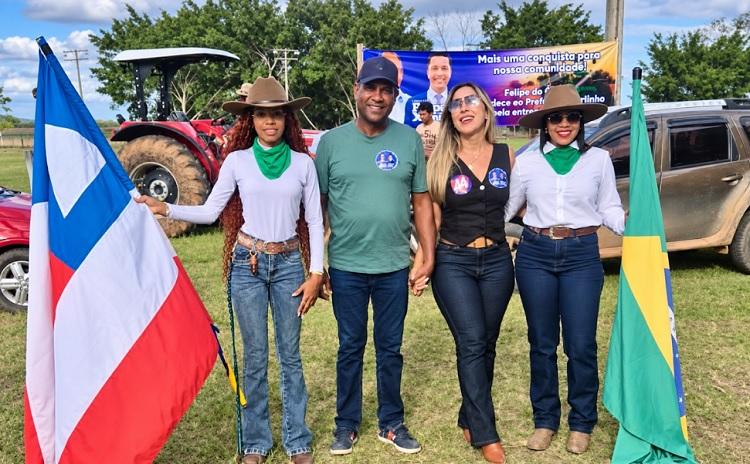 Associação de Taquarinha recebe trator agrícola durante cavalgada em Mucuri Associação de Taquarinha recebe trator agrícola durante cavalgada em Mucuri
